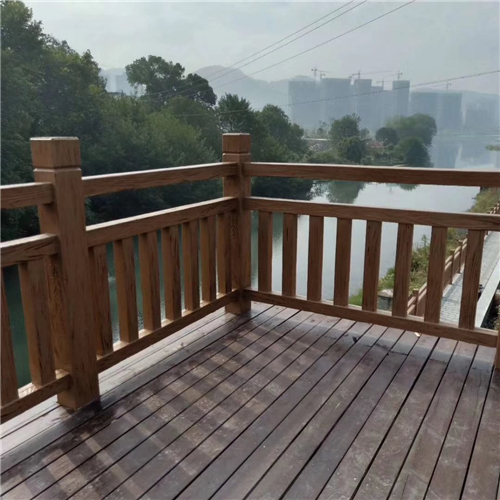 景区仿木护栏