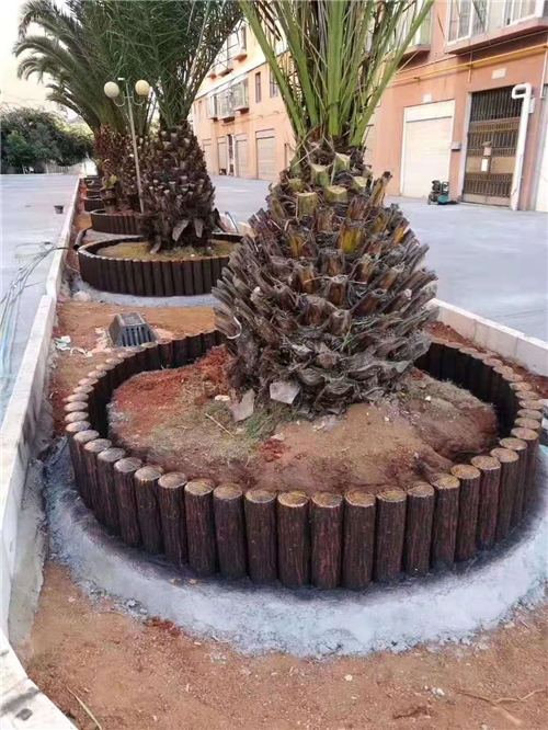仿木树桩石